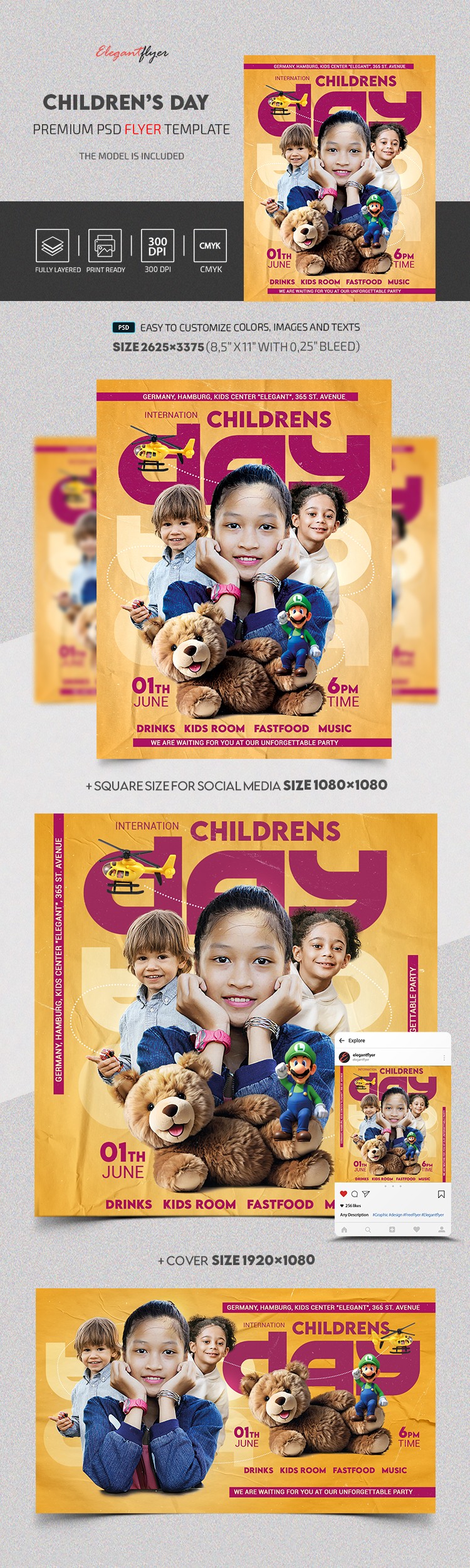 Internationaler Kindertag by ElegantFlyer