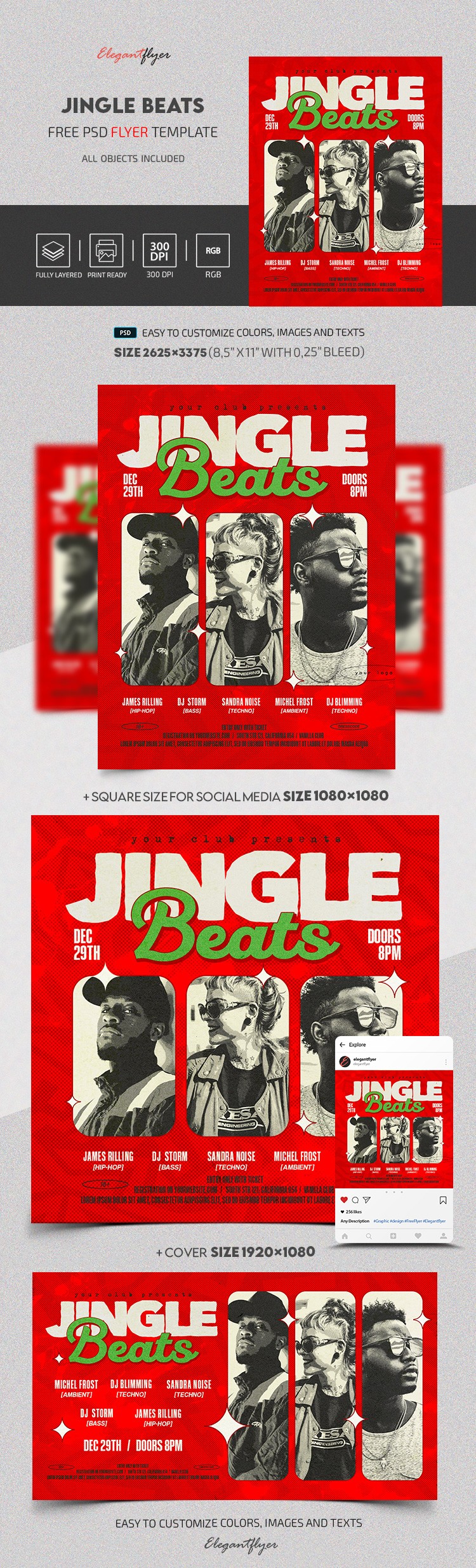 Jingle Beats Party by ElegantFlyer