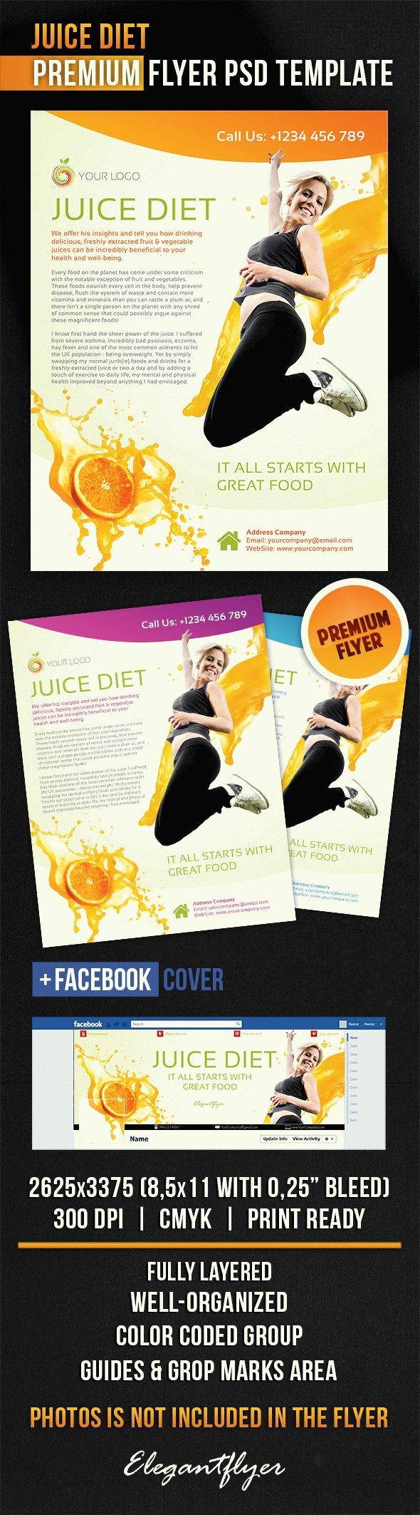 Juice Diet by ElegantFlyer