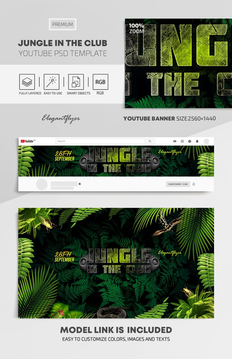 Dschungel im Club Youtube by ElegantFlyer