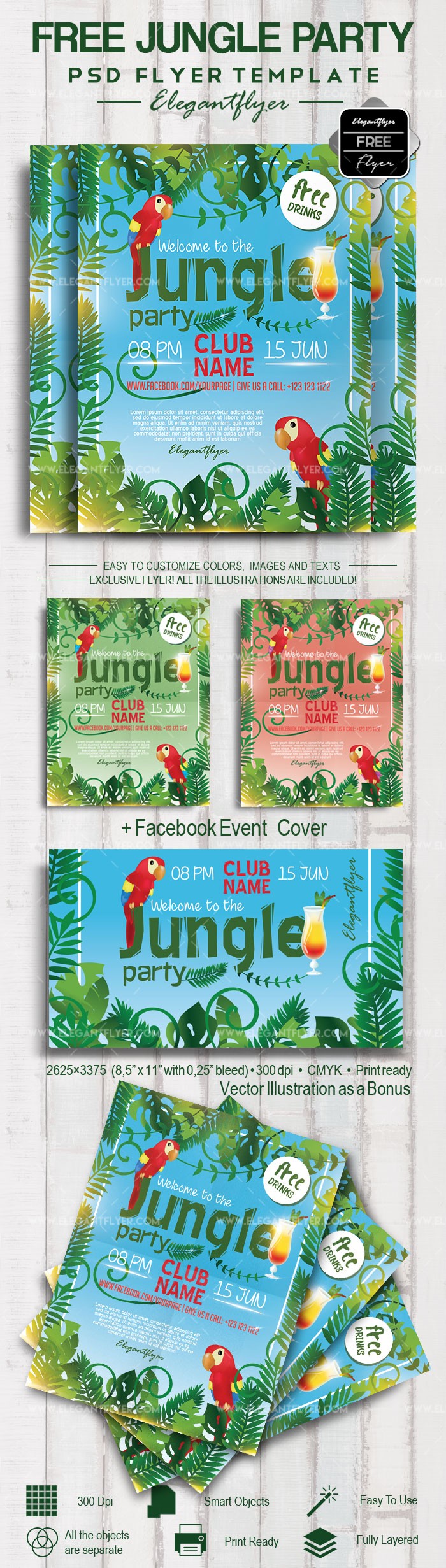 Jungle Party by ElegantFlyer