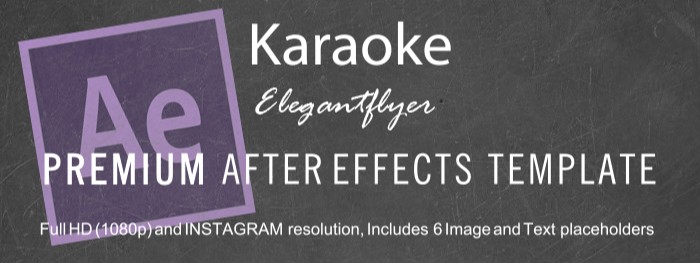 Karaoke After Effects - Effets de karaoké. by ElegantFlyer