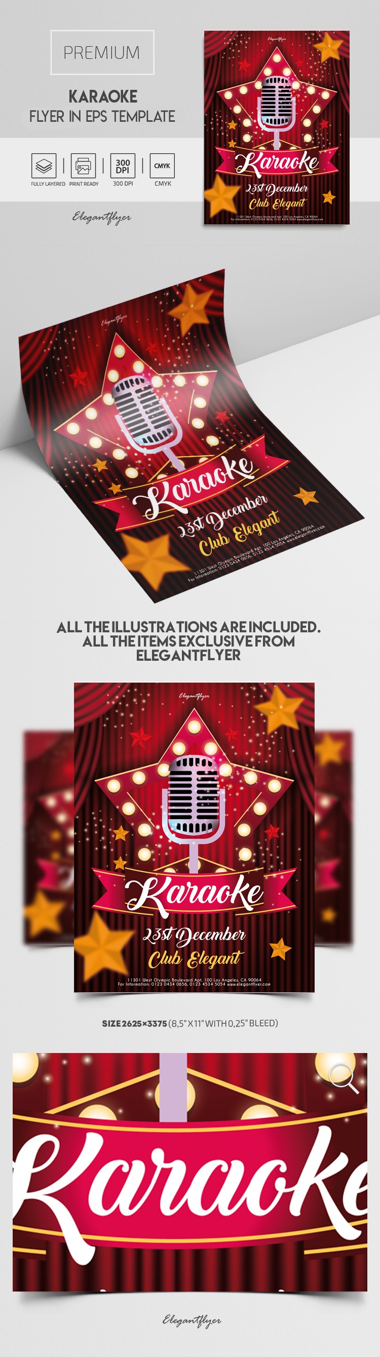 Karaoke Flyer by ElegantFlyer