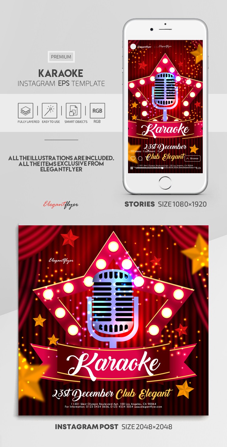 Karaoke Instagram EPS -> Karaoke Instagram EPS by ElegantFlyer