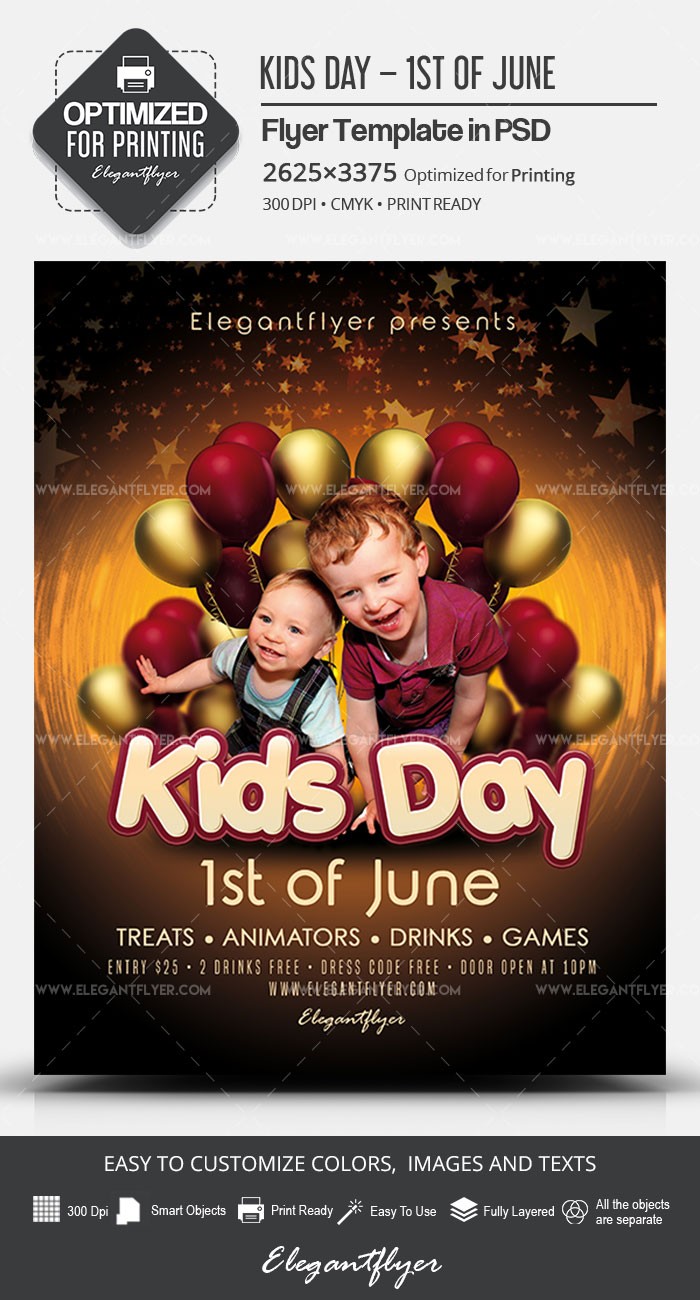 Kids Day – 1st of June by ElegantFlyer