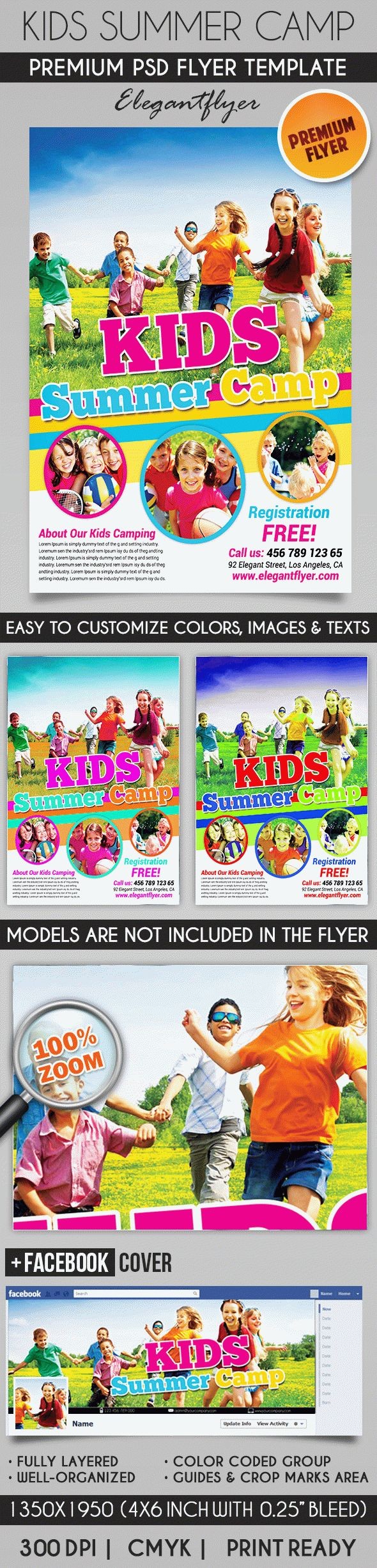 Kids Summer Camp V5 by ElegantFlyer