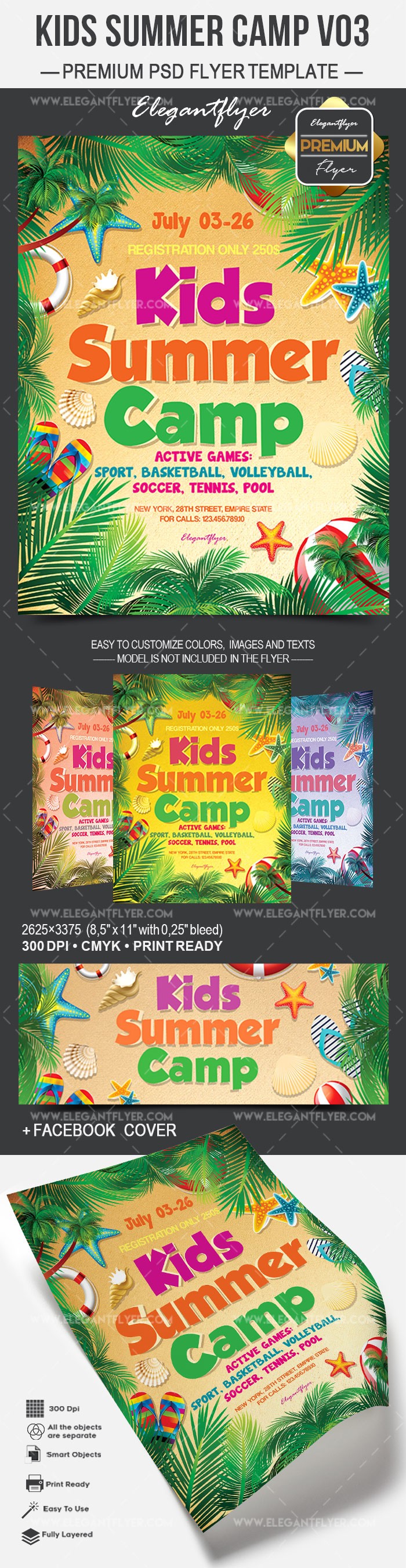 Kids Summer Camp V03 by ElegantFlyer