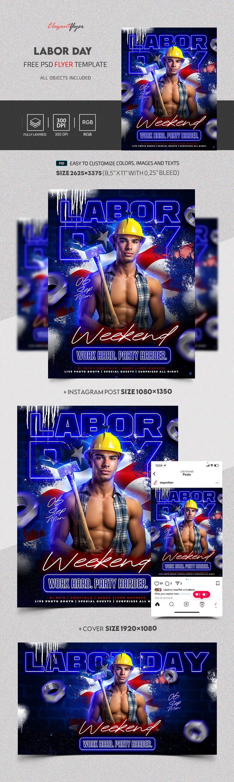 Labor Day by ElegantFlyer Labor Day by ElegantFlyer