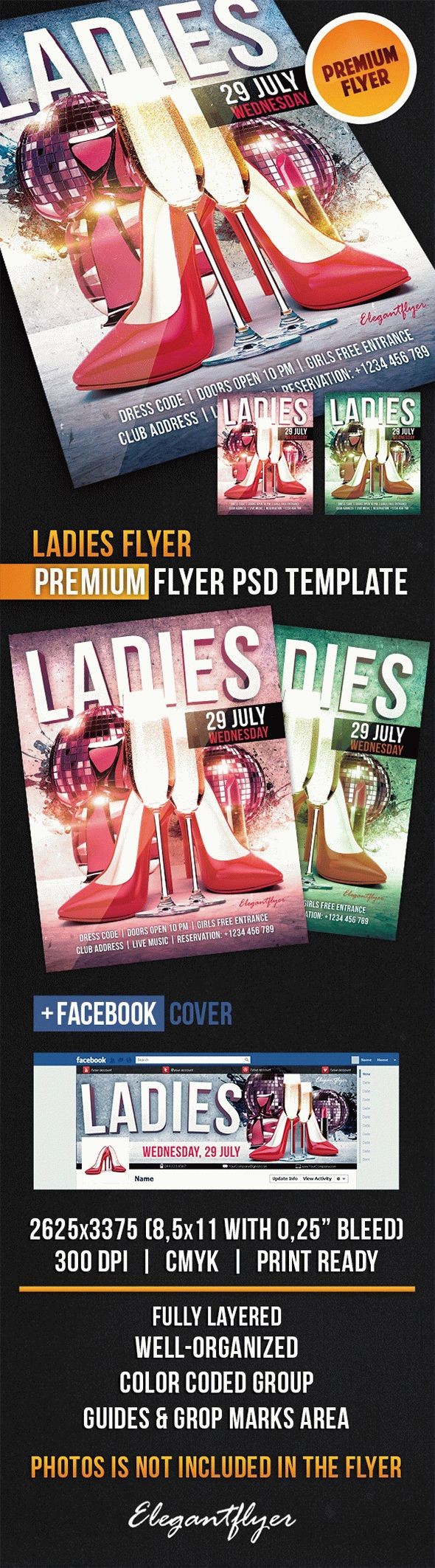 Flyer pour les dames by ElegantFlyer