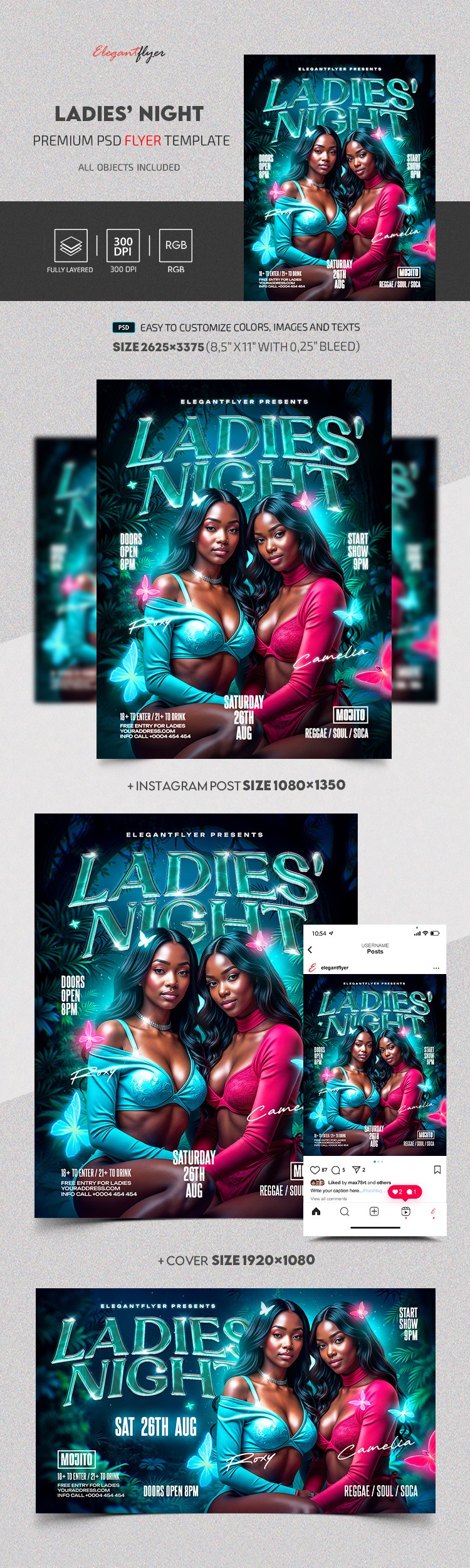 Ladies Night by ElegantFlyer Ladies Night by ElegantFlyer