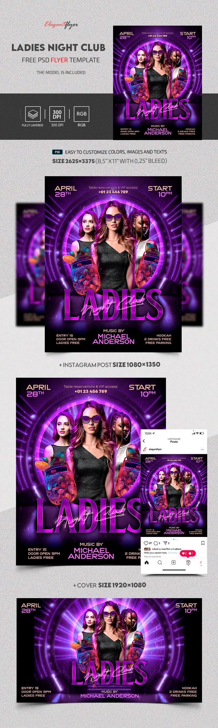 Damen Nachtclub by ElegantFlyer Damen Nachtclub by ElegantFlyer