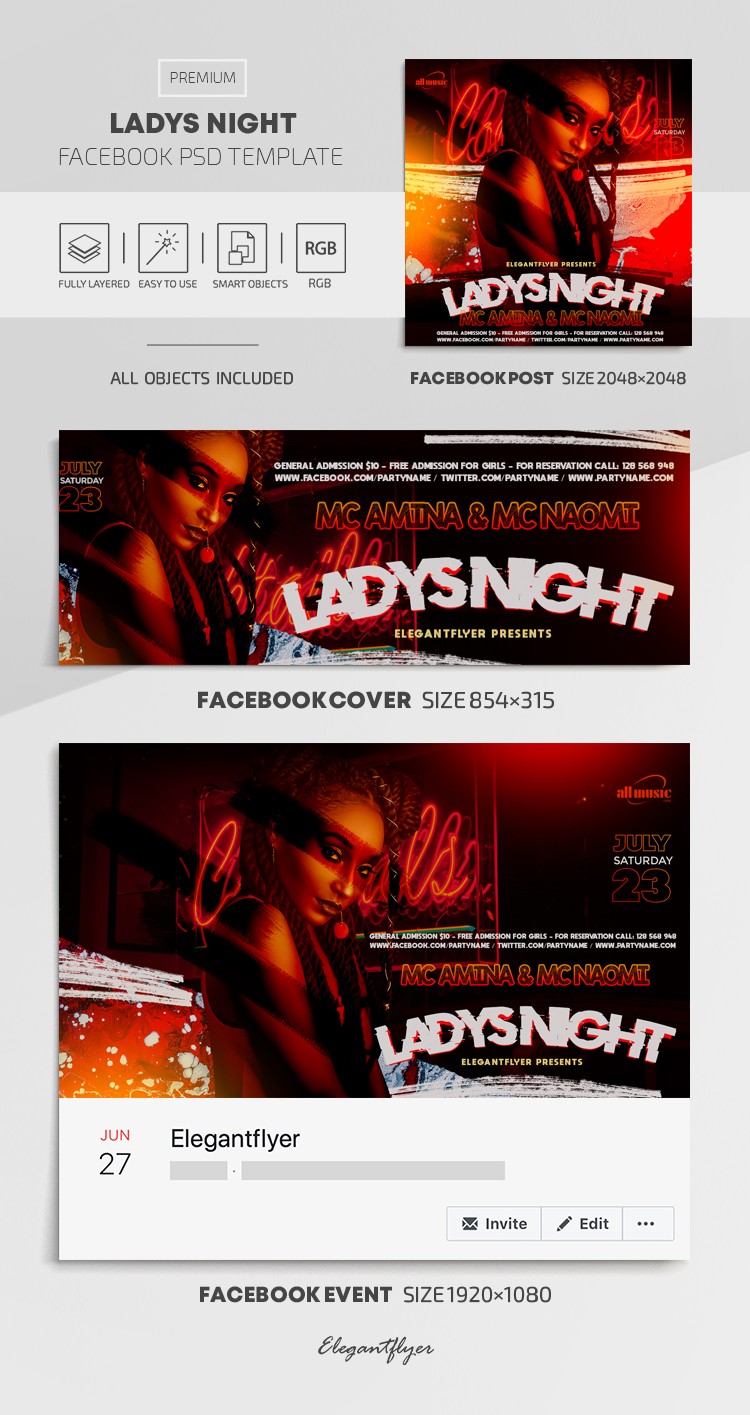 Lady's Night by ElegantFlyer
