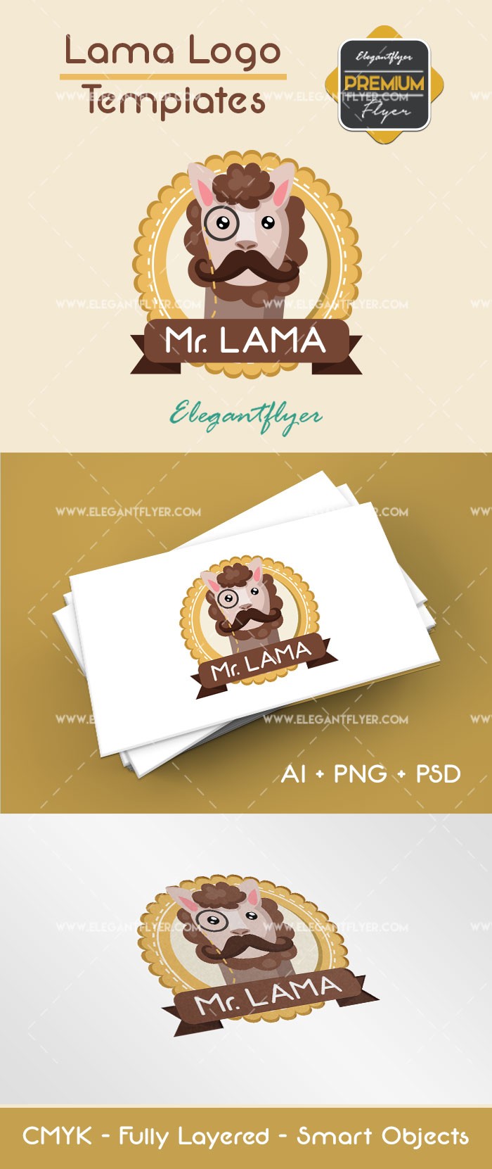 Lama Logo by ElegantFlyer