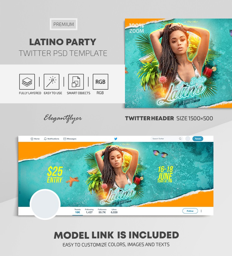 Latino Party by ElegantFlyer