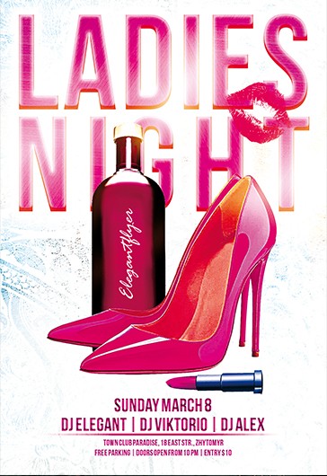 1000+ Free Ladies Night Flyer Templates (PSD) - by Elegantflyer