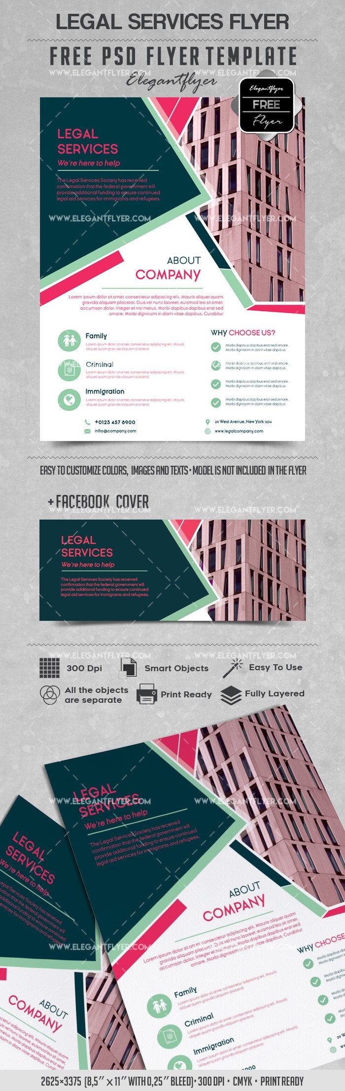Servicios Legales Corp by ElegantFlyer
