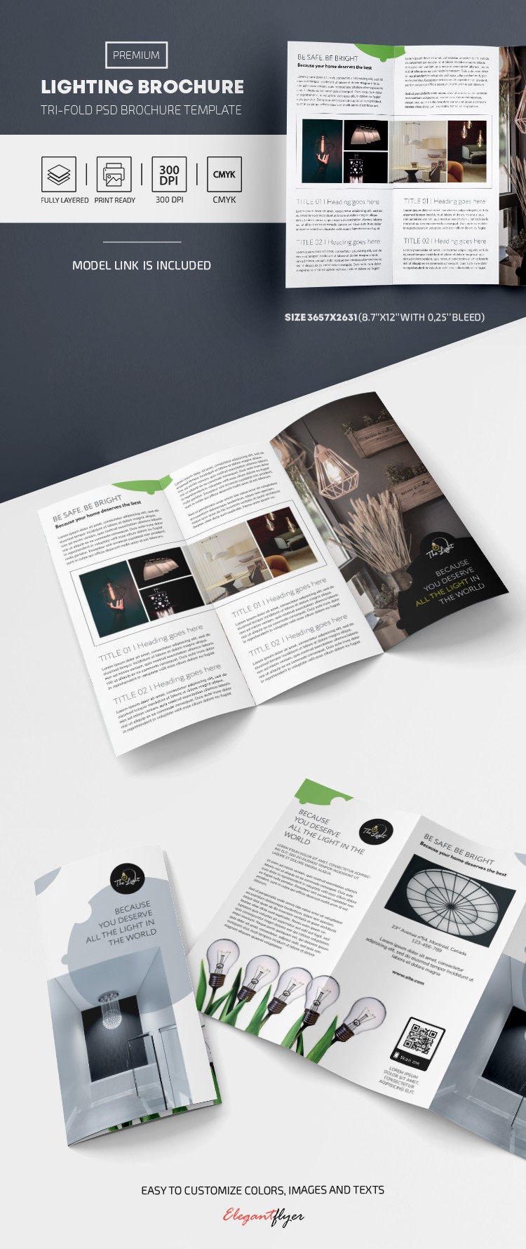Lighting Business Brochure by ElegantFlyer