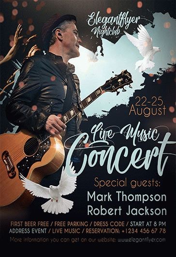 LIVE MUSIC POSTER Template