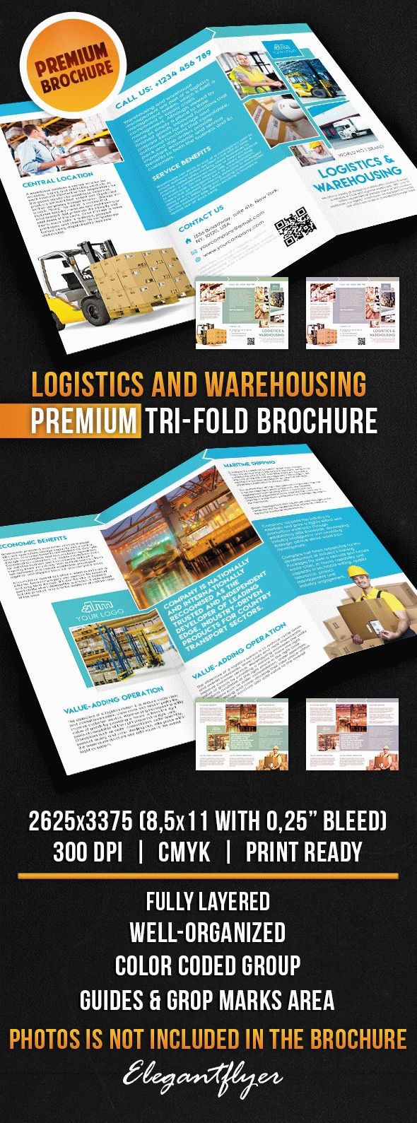 Logistics And Warehousing by ElegantFlyer