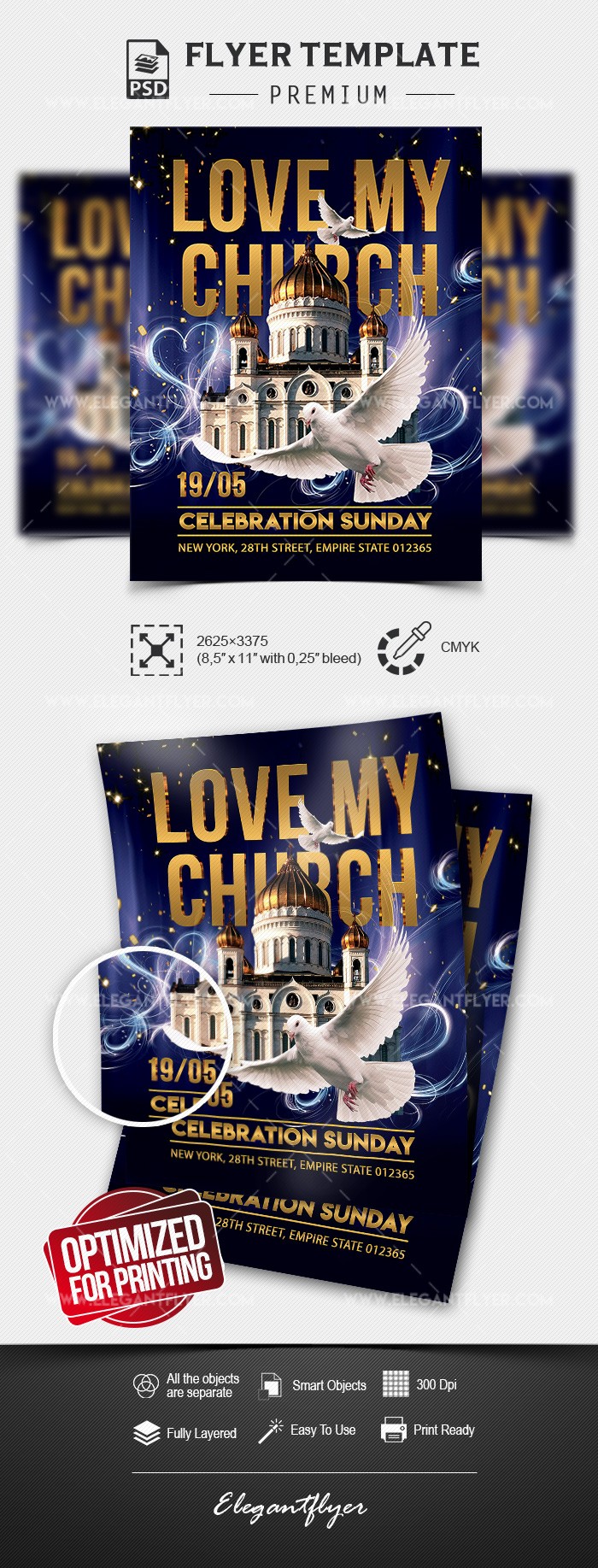 Love my Church by ElegantFlyer