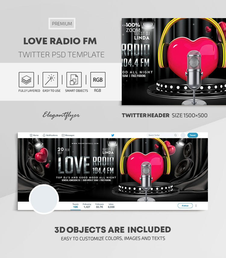 Love Radio FM by ElegantFlyer