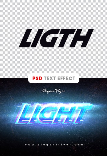 Light Text Effect PSD, 34,000+ High Quality Free PSD Templates for