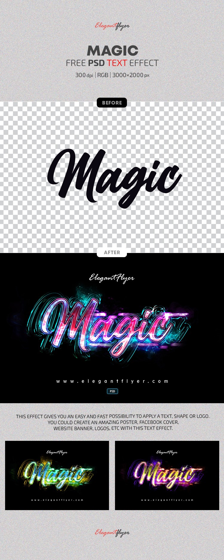 Magic Text Effect by ElegantFlyer