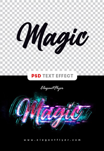 Free PSD  Funny game text effect