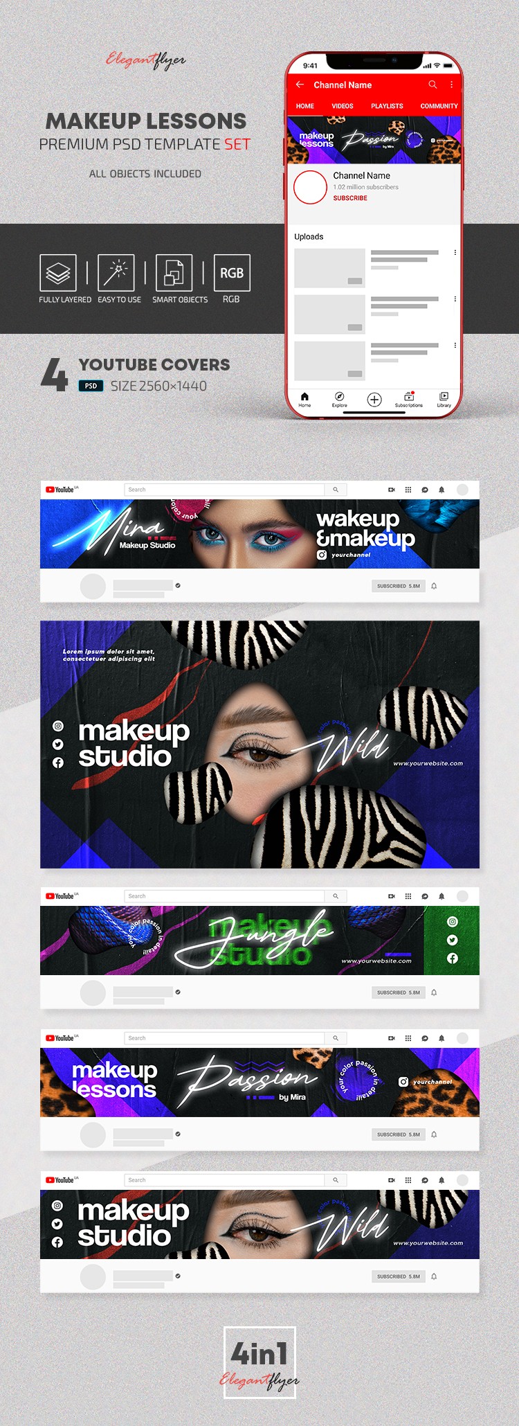 Makeupstunden auf Youtube by ElegantFlyer