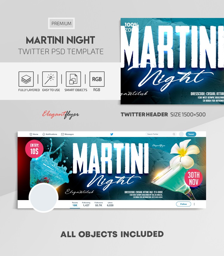 Wieczór Martini by ElegantFlyer