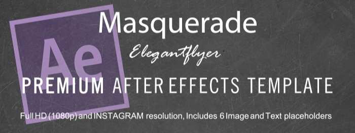 Efeitos de Mascarada After Effects by ElegantFlyer