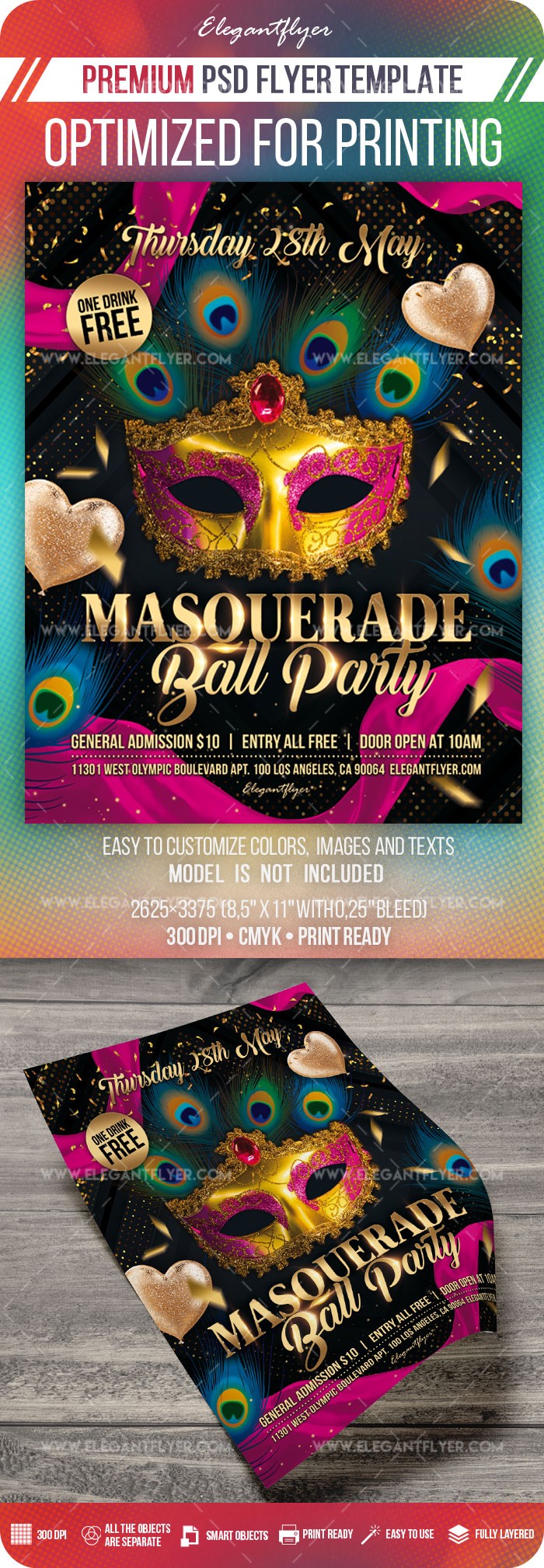 Masquerade Ball Party by ElegantFlyer