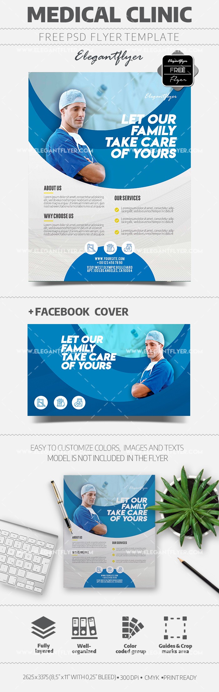 Clinica medica moderna by ElegantFlyer