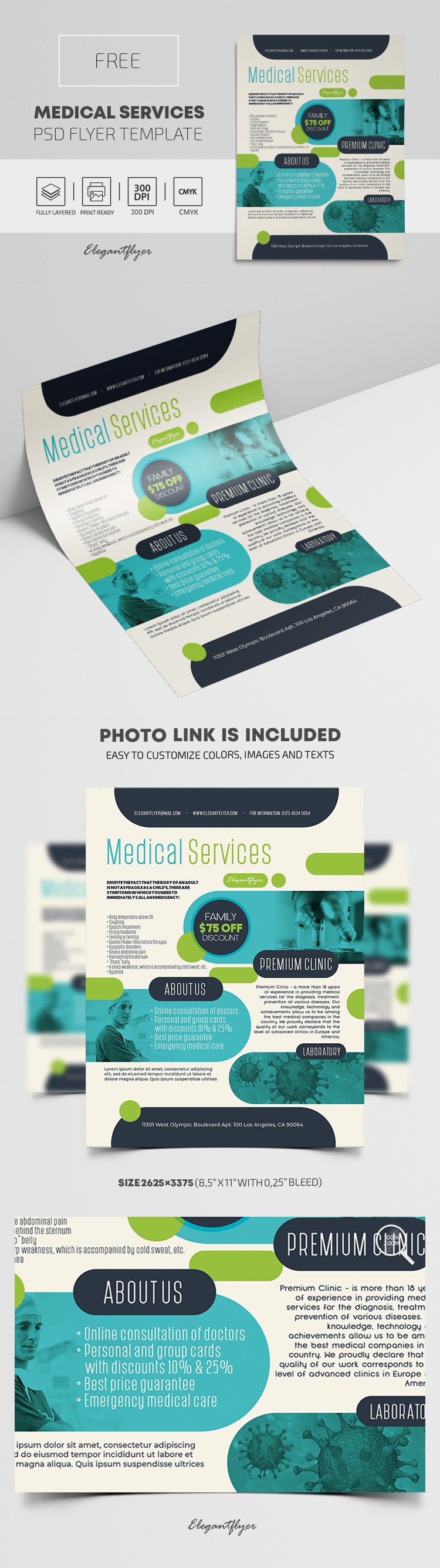 Medical Services Flyer by ElegantFlyer