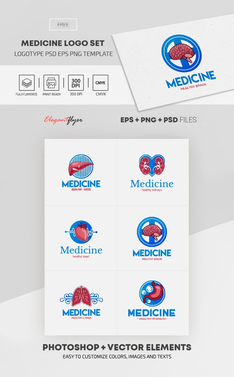 Medicine Logo Set by ElegantFlyer