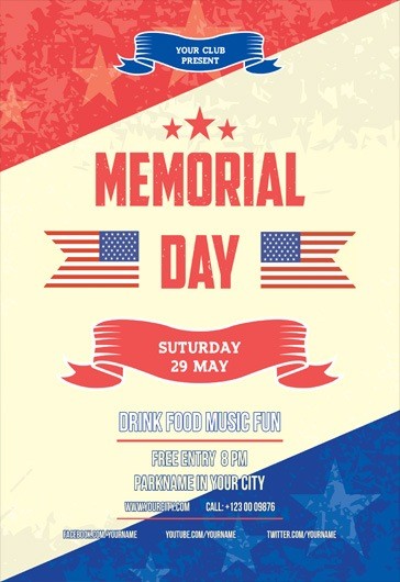 Customize Free Memorial Day Templates