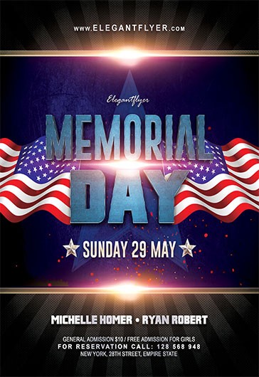 Customize Free Memorial Day Templates