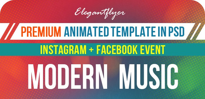 Modern Music Animated Template by ElegantFlyer