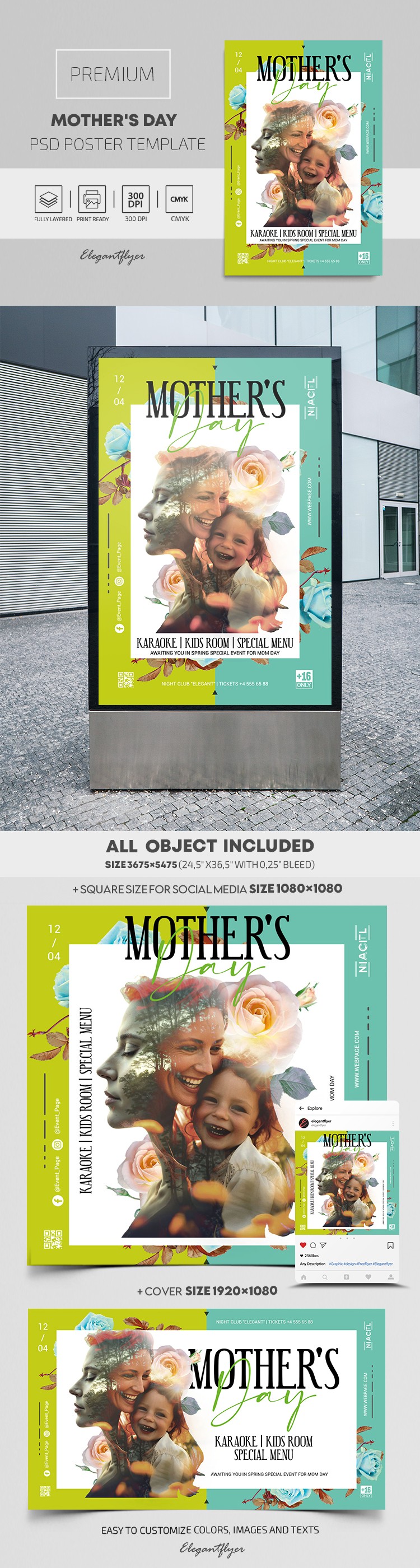 Mother's Day Event by ElegantFlyer