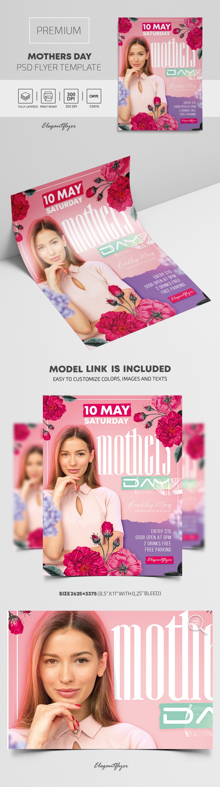 Mothers Day Flyer by ElegantFlyer