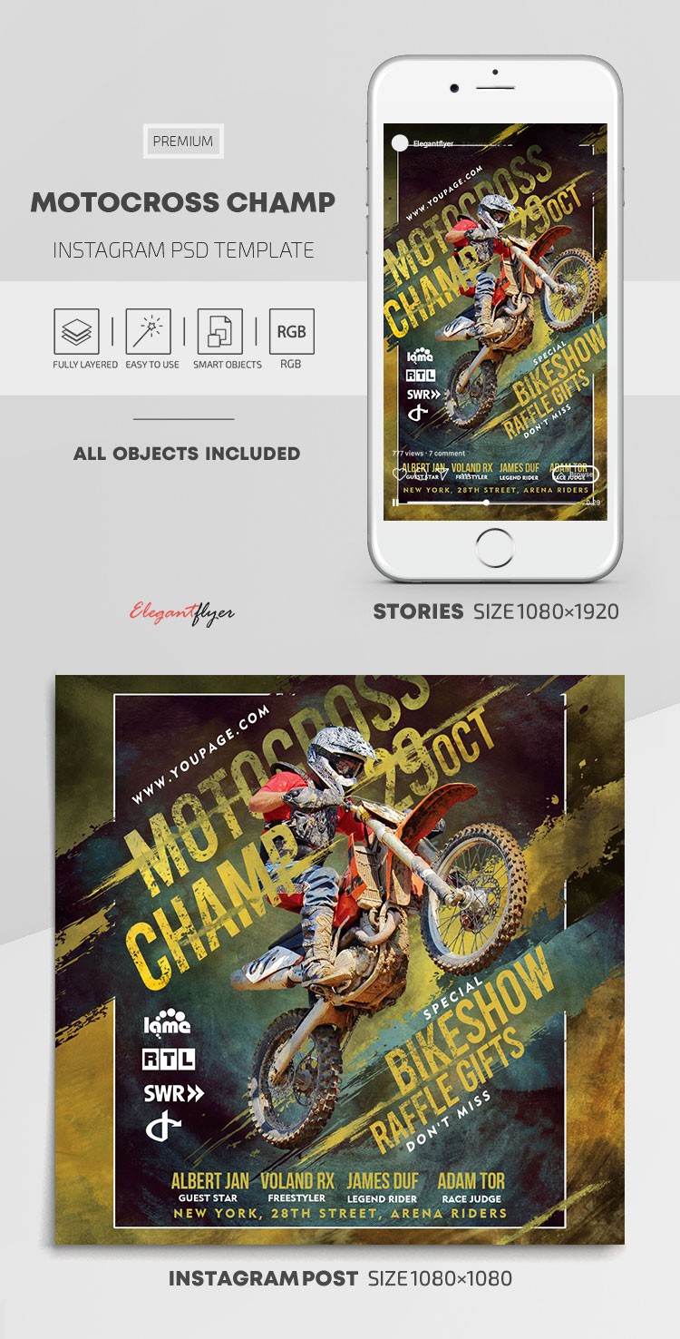 Motocross Campione Instagram by ElegantFlyer