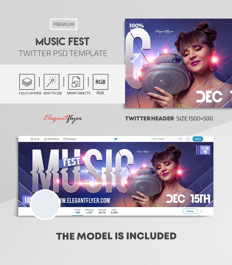 Festival de música by ElegantFlyer