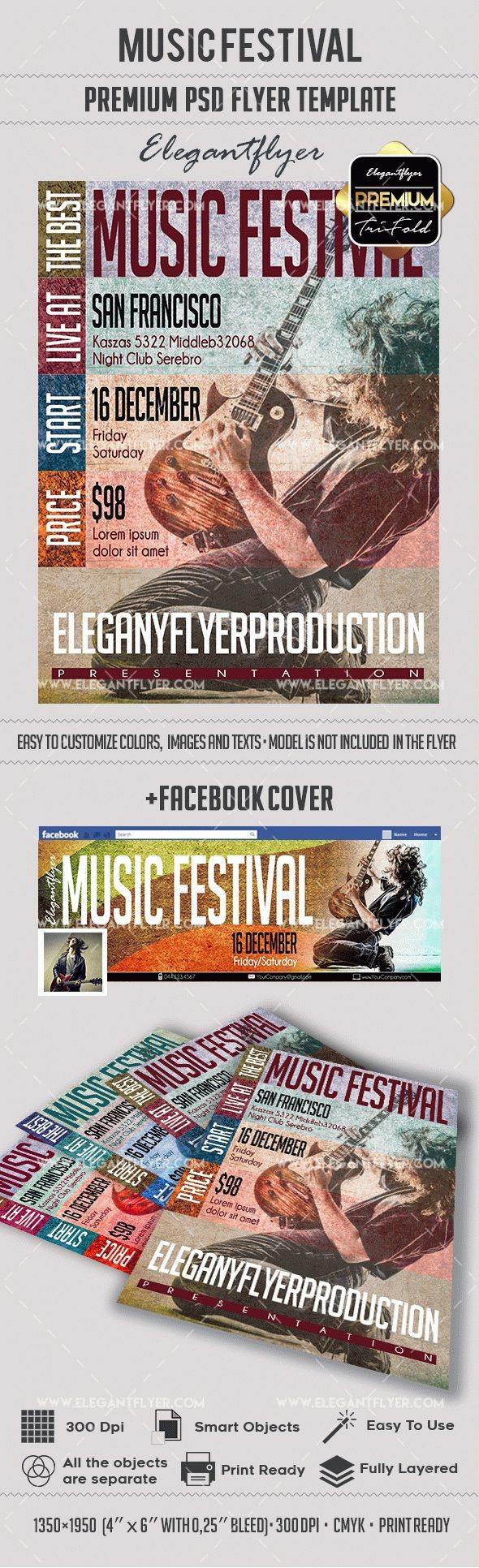 Festival de musique by ElegantFlyer