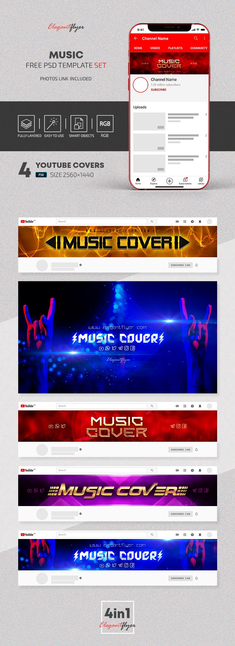 Music Youtube by ElegantFlyer