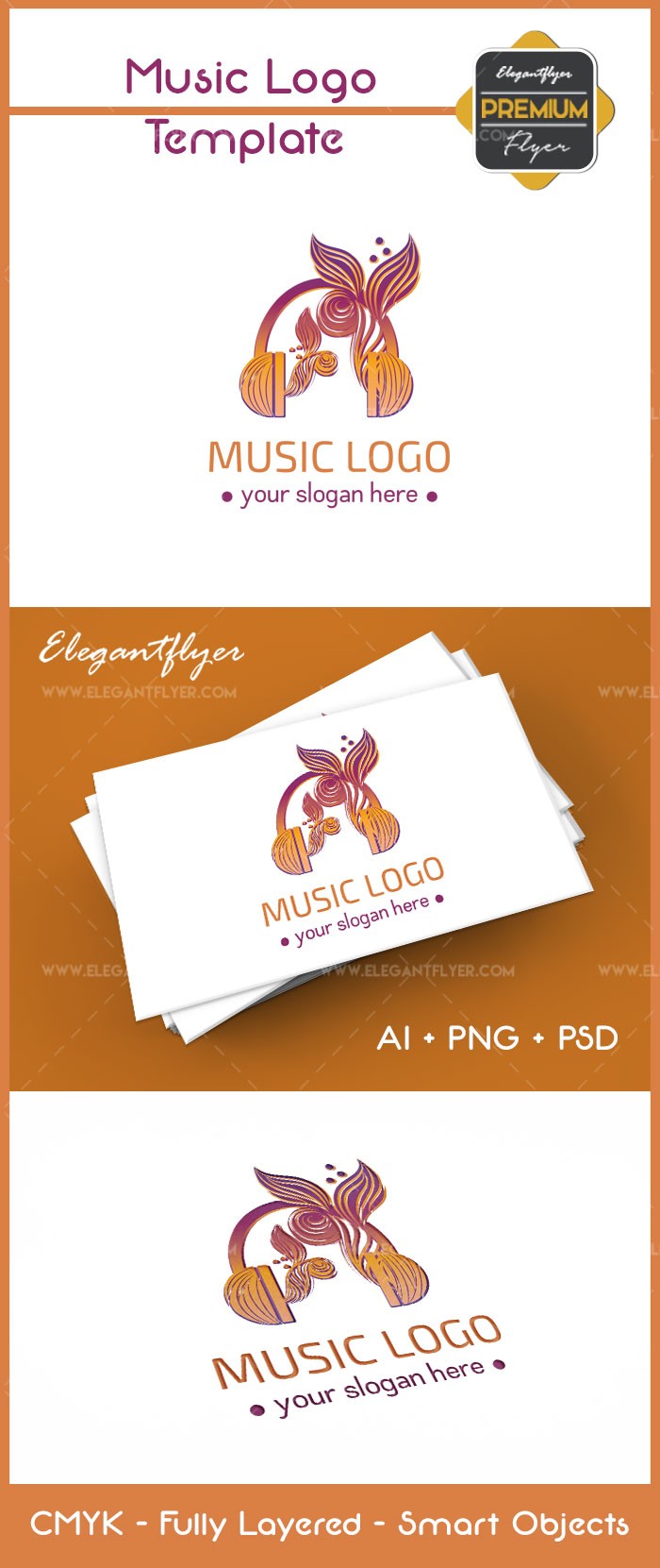Logo de música by ElegantFlyer