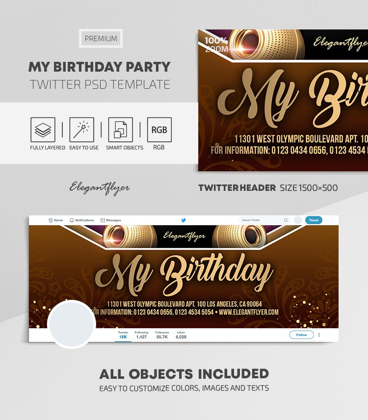 My Birthday Party by ElegantFlyer
