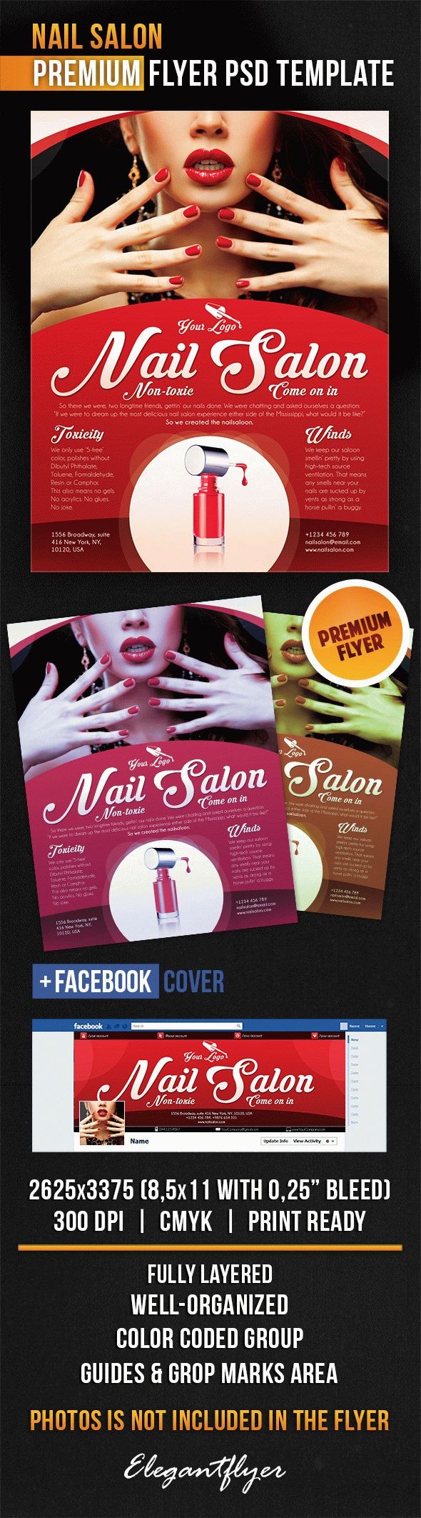 Salon Paznokci by ElegantFlyer