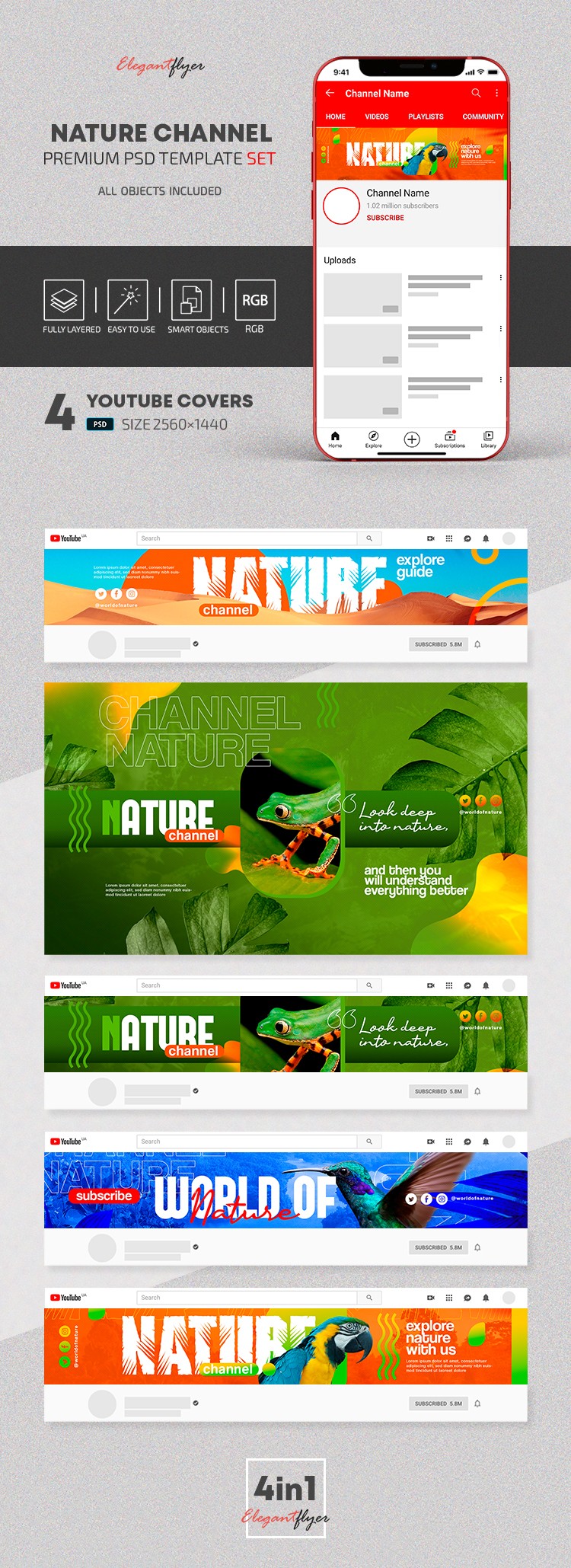 Nature Youtube Channel by ElegantFlyer