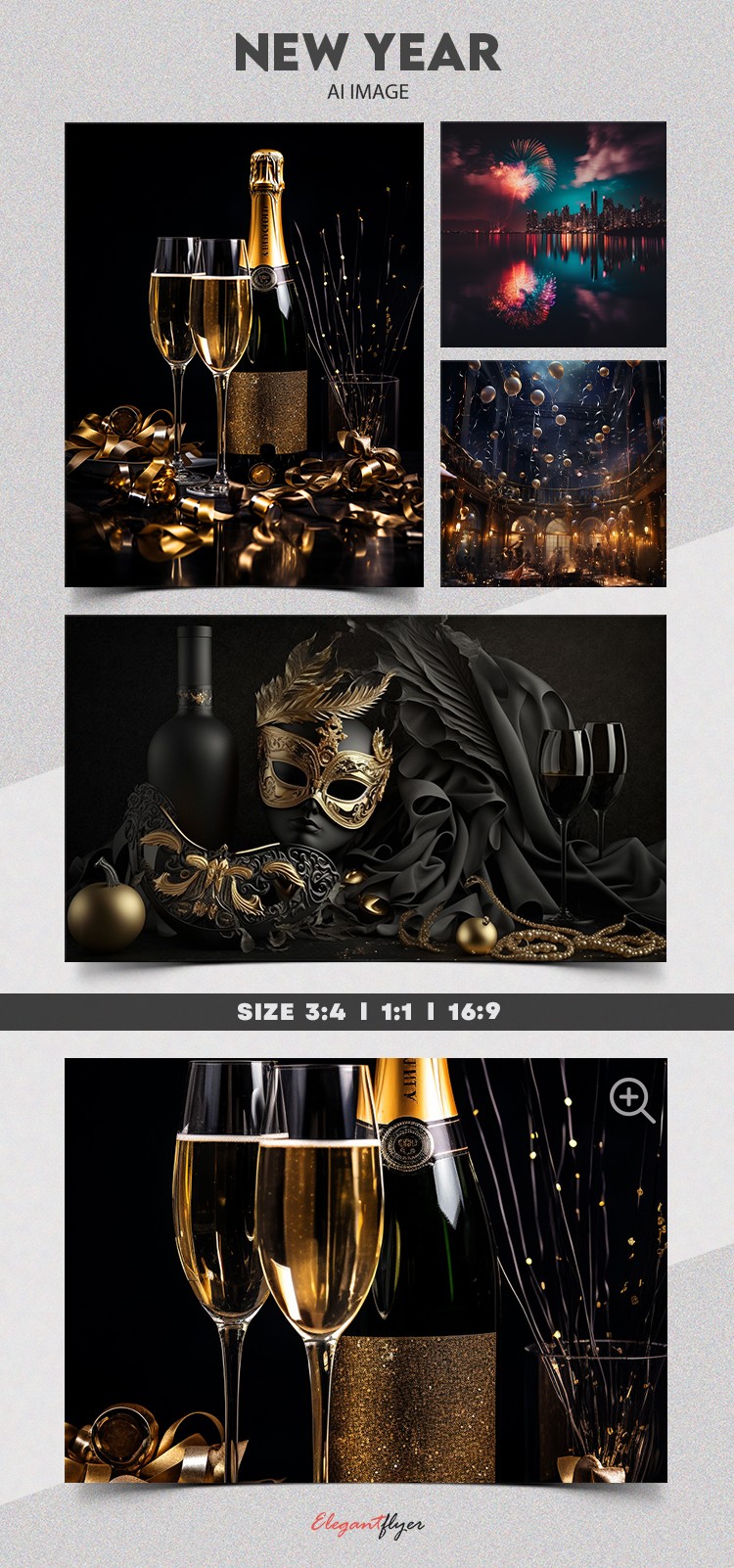 Dark New Year Set by ElegantFlyer