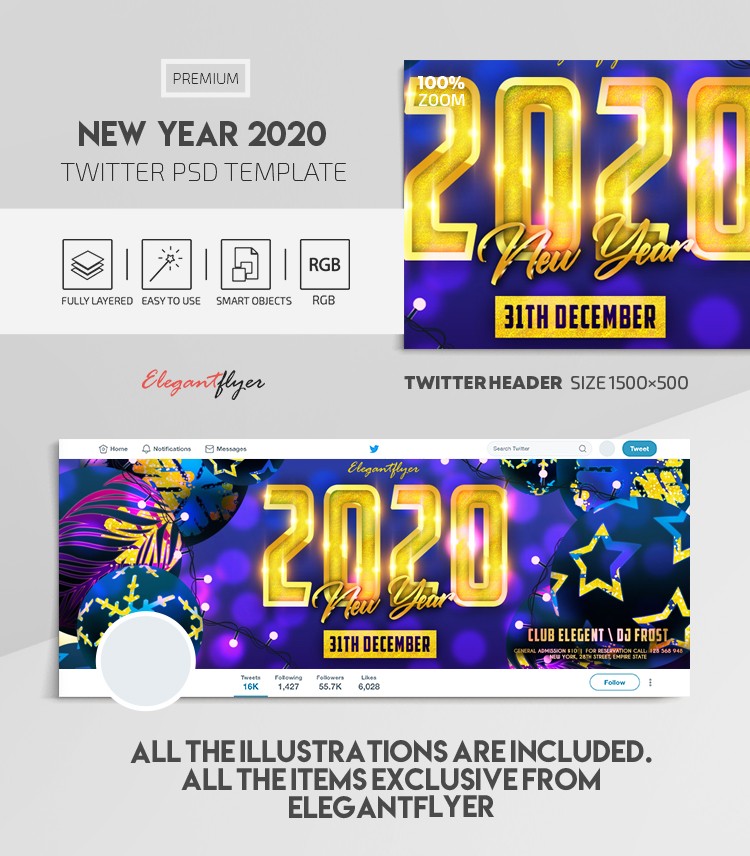 Año Nuevo 2020 by ElegantFlyer